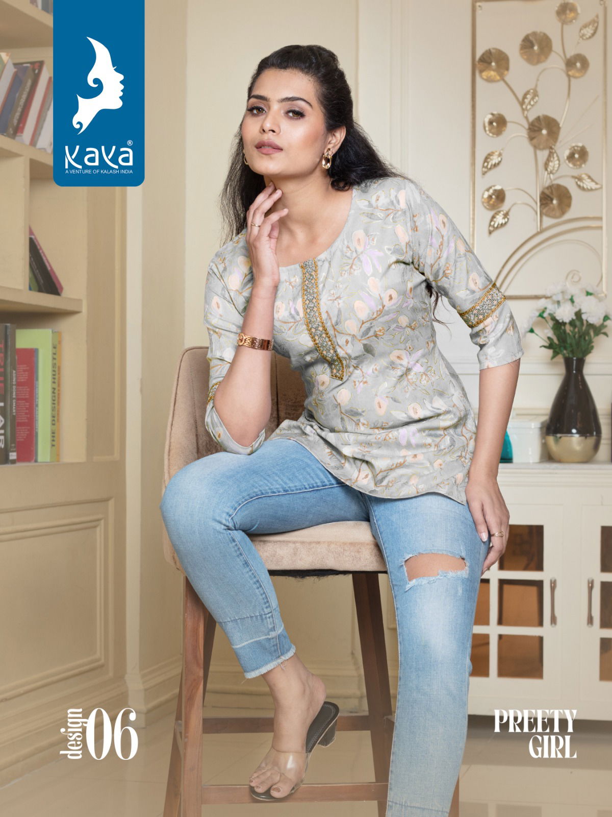 Preety Girl By Kaya Printed Short Top Catalog